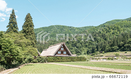 初夏の白川郷（昼） 66672119
