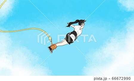 Bungee Jumping Stock Illustration