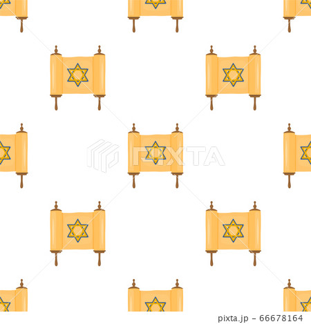 Illustration on theme big colored pattern torah 66678164