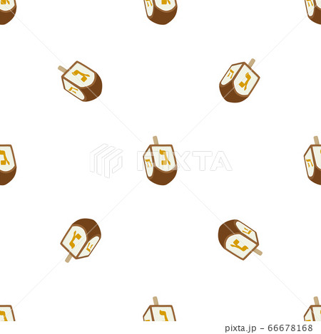 Illustration on theme big colored pattern dreidel 66678168