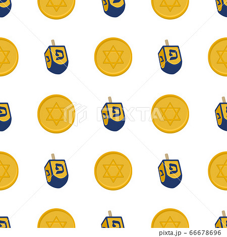Illustration on theme big colored pattern dreidel Illustration on theme big colored pattern dreidel 66678696