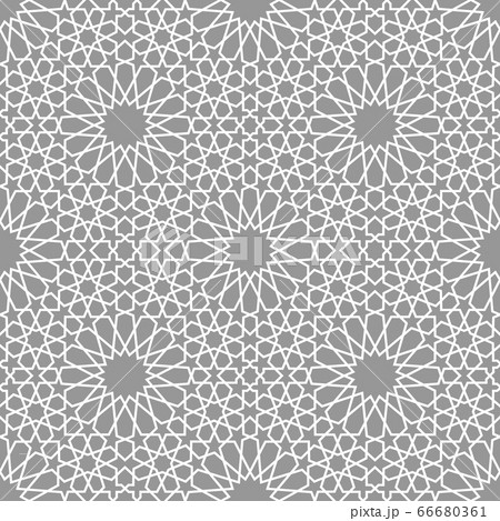 Geometric arabic seamless pattern. Abstract islamic vector background. 66680361