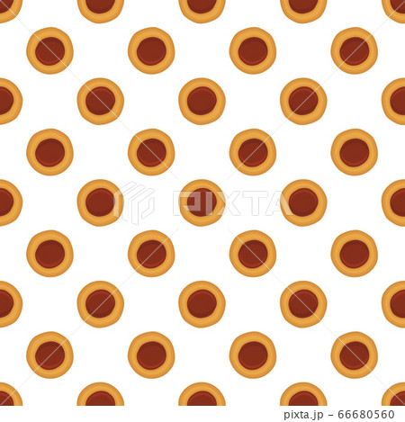 Illustration on theme big set identical biscuit, 66680560
