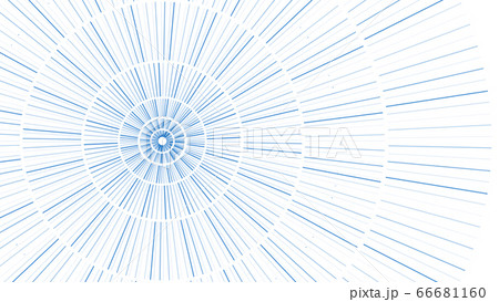 CGライン　放射線状に広がる線のバックグラウンド素材 66681160