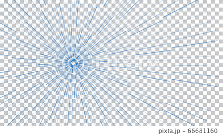 CGライン　放射線状に広がる線のバックグラウンド素材 66681160