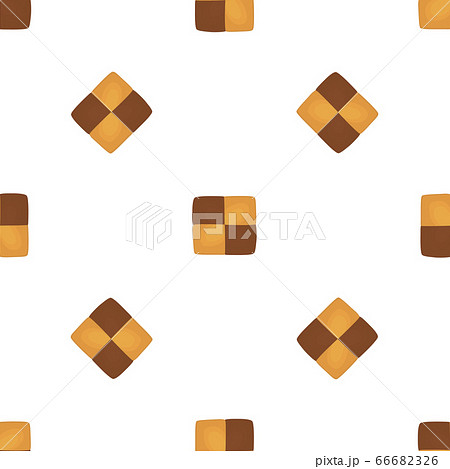 Illustration on theme big set identical biscuit, 66682326