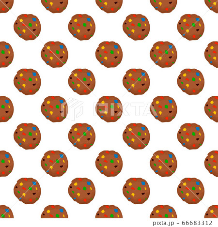Illustration on theme big set identical biscuit, 66683312