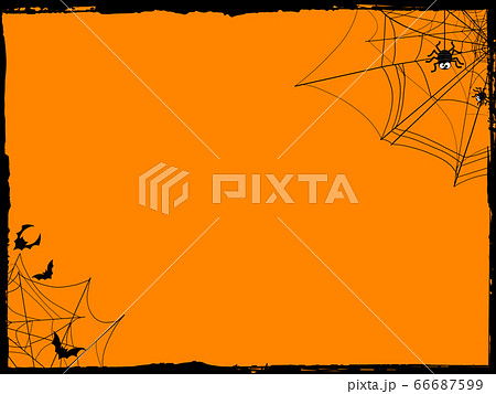 ハロウィンのフレーム 66687599