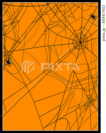 ハロウィンのフレーム ハロウィンのフレーム 66687602