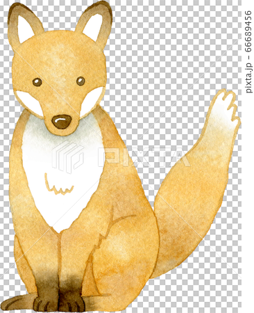 キツネのイラスト素材