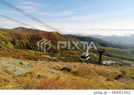 紅葉の那須岳 那須ロープウェイ 紅葉の那須岳 那須ロープウェイ 66691402