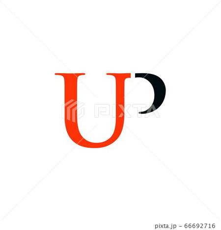 Creative Letter up typography logo Creative Letter up typography logo 66692716