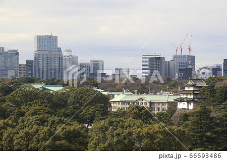 大手町から望む、宮内庁庁舎 66693486