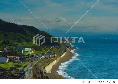 信越本線 海沿い電車 信越本線 海沿い電車 66695210