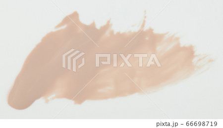 Brown paint stain isolated 66698719