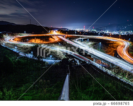 紀北かつらぎICの光跡 紀北かつらぎICの光跡 66698765