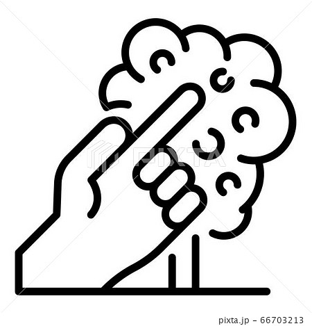 Smart control farming icon, outline style 66703213