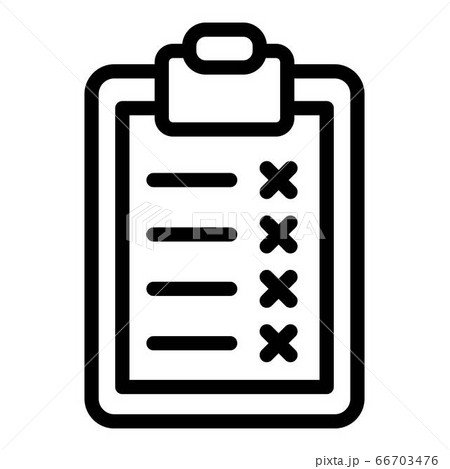 No mark checkboard icon, outline style No mark checkboard icon, outline style 66703476