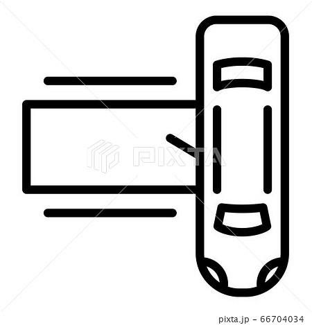 Celebrity limousine icon, outline style Celebrity limousine icon, outline style 66704034