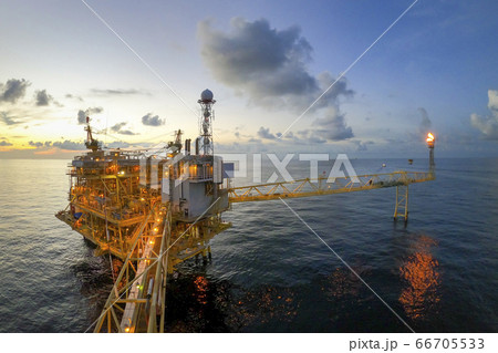 Offshore oil and gas or rig platform with 66705533