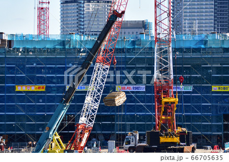 建設工事現場 66705635