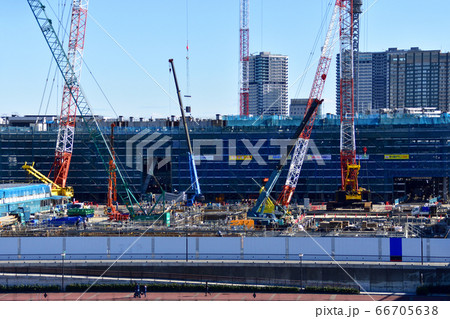 建設工事現場 66705638
