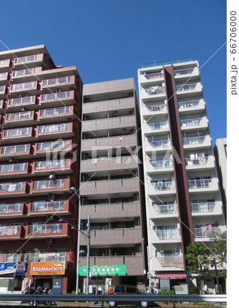 本所吾妻橋駅近くのマンション群 66706000