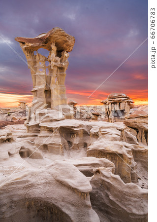 Bisti Badlands, New Mexico, USA 66706783
