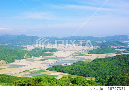 兵庫県南あわじ市　広大な畑 66707321