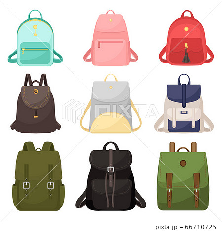 flat backpack purse