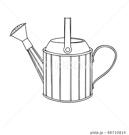 Sketch Watering Can For The Garden Watering Canのイラスト素材