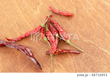 assorted hot peppers dried red chili pod on a 66710953