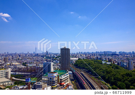 北とぴあより東京スカイツリー方面の街並みを望む 北とぴあより東京スカイツリー方面の街並みを望む 66711999
