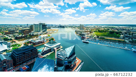 Inner harbor in Baltimore, Maryland 66712232