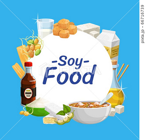 Soy products, soya bean food tofu, sauce and milk Soy products, soya bean food tofu, sauce and milk 66716739