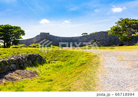 今帰仁城の風景 外郭 沖縄県 今帰仁城の風景 外郭 沖縄県 66718994