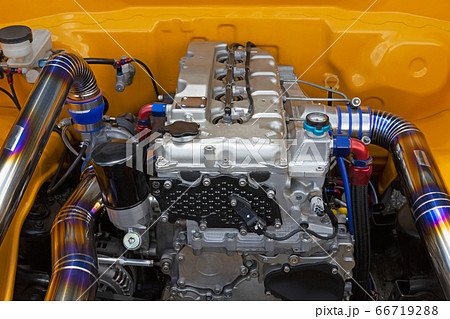 Diesel racing car engine 66719288