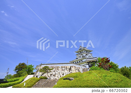 河原城 鳥取県鳥取市 河原町 の写真素材