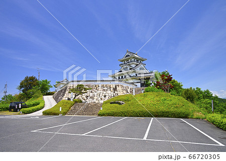 河原城 鳥取県鳥取市 河原町 の写真素材