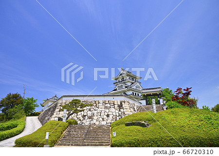 河原城 鳥取県鳥取市 河原町 の写真素材