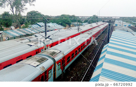 Indian Railways Coaches converted into quarantine/isolation wards for corona virus patients. Indian Railways Coaches converted into quarantine/isolation wards for corona virus patients. 66720992