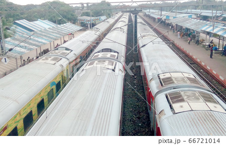 Indian Railways Coaches converted into quarantine/isolation wards for corona virus patients. Indian Railways Coaches converted into quarantine/isolation wards for corona virus patients. 66721014
