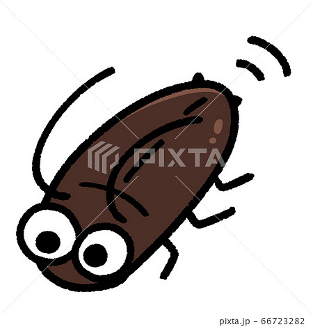 かわいいゴキブリのキャラクターのイラスト素材 66723282 Pixta