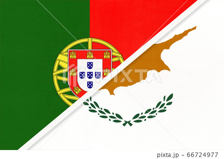 Portugal and Cyprus, symbol of national flags Portugal and Cyprus, symbol of national flags 66724977