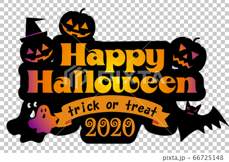 Halloween Logo 2020 English Integrated With Stock Illustration 66725148 Pixta