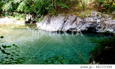 阿寺渓谷の狸ケ淵 阿寺渓谷の狸ケ淵 66725389