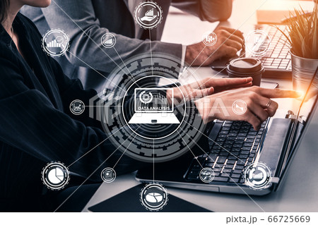 Data Analysis for Business and Finance Concept. 66725669