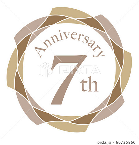7周年マーク 7周年マーク 66725860