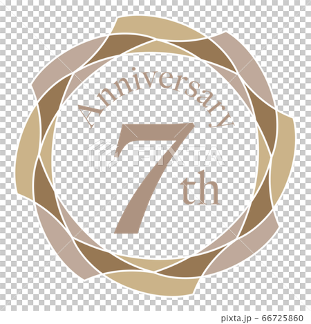 7th anniversary mark 7th anniversary mark 66725860