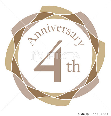 4周年マーク 4周年マーク 66725883